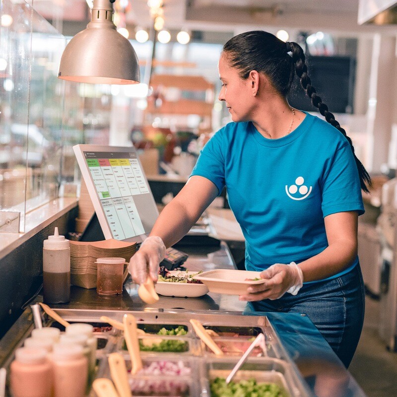 24" Clover Kitchen Display Bundle with Countertop Stand​​