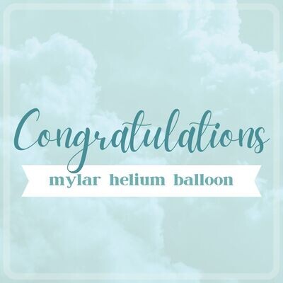 Mylar Balloon | Congratulations