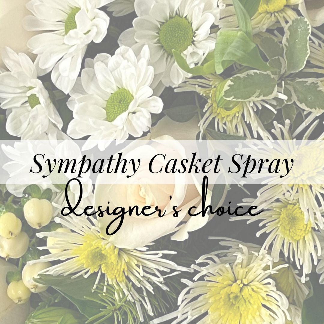Sympathy Casket Spray | Designer&#39;s Choice