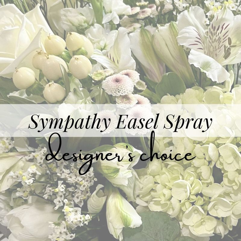 Sympathy Easel Spray | Designer's Choice