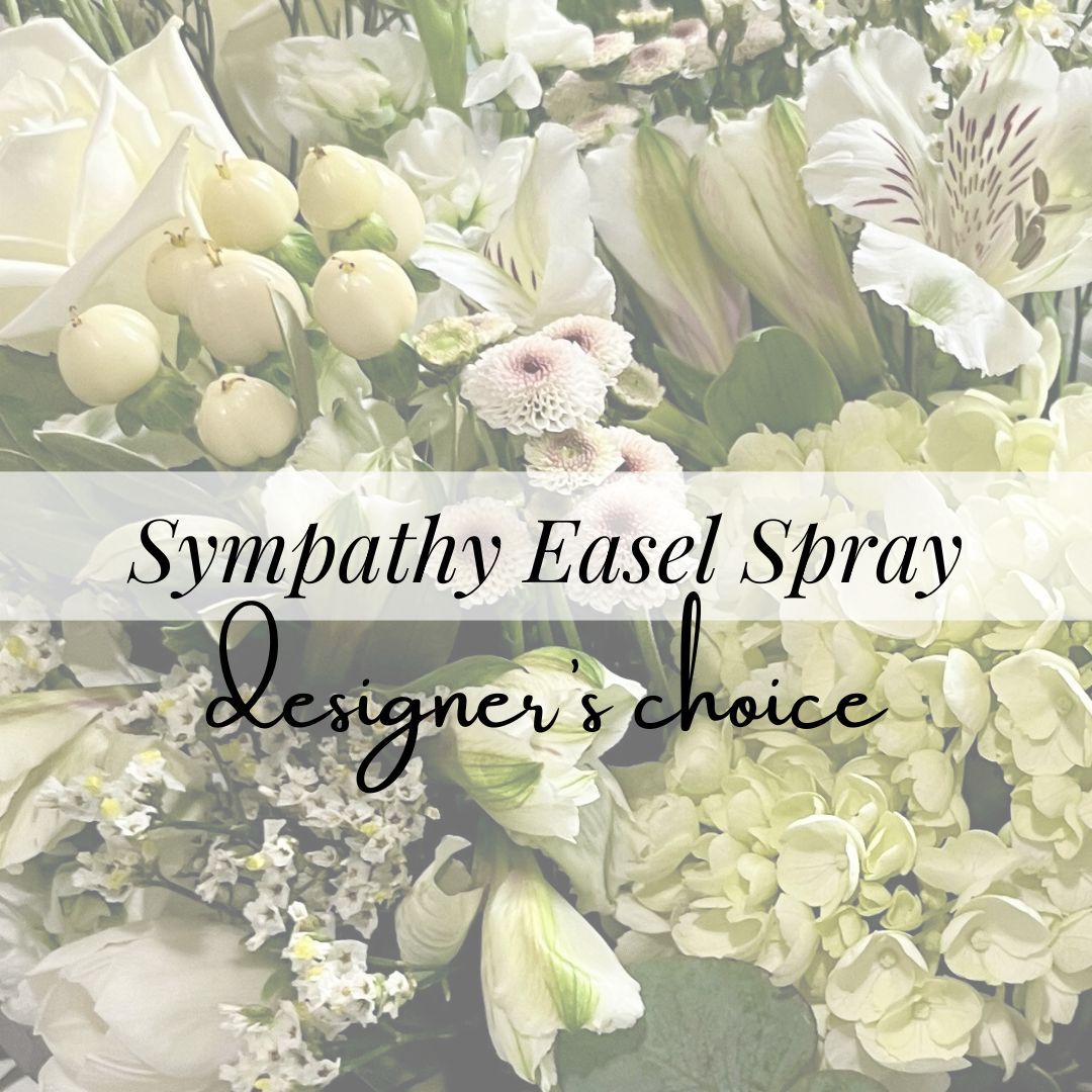 $125 Sympathy Easel Spray | Designer's Choice