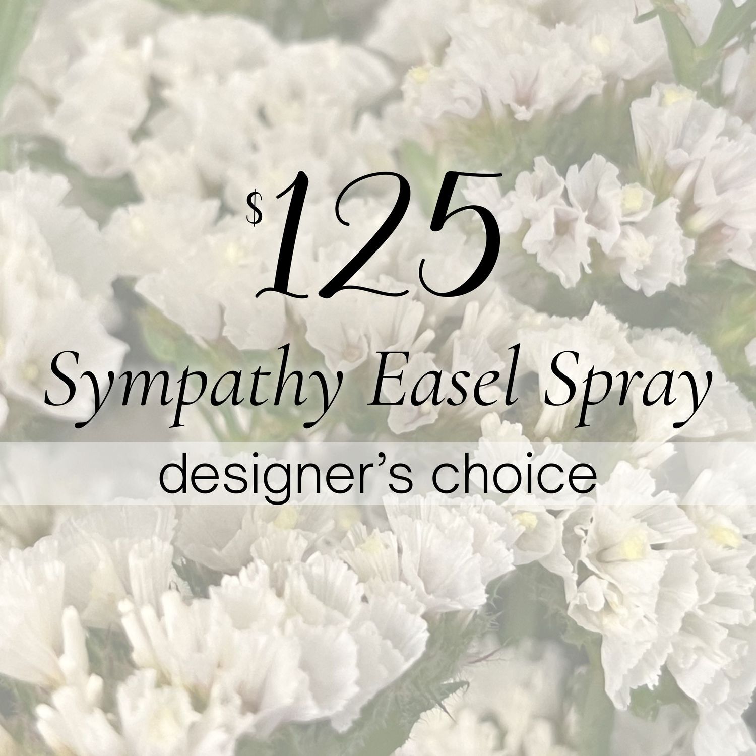 $125 Sympathy Easel Spray | Designer's Choice