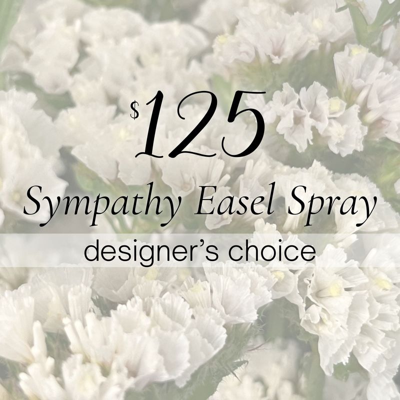 $125 Sympathy Easel Spray | Designer's Choice
