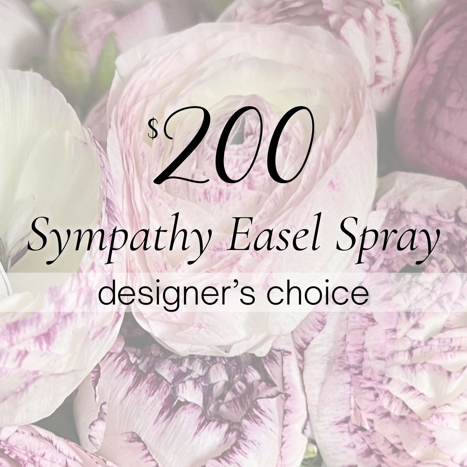 $200 Sympathy Easel Spray | Designer's Choice