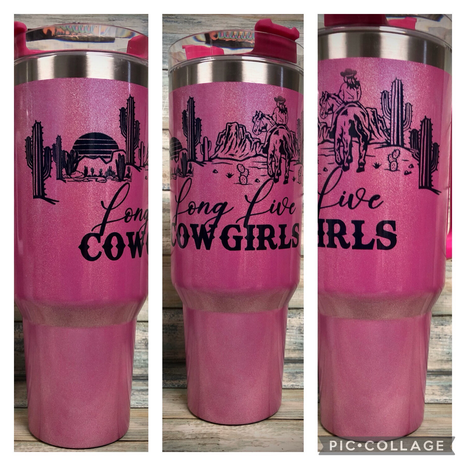 40oz Long Live Cowgirls