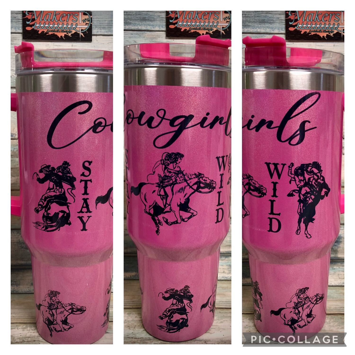 40oz Cowgirls Stay Wild