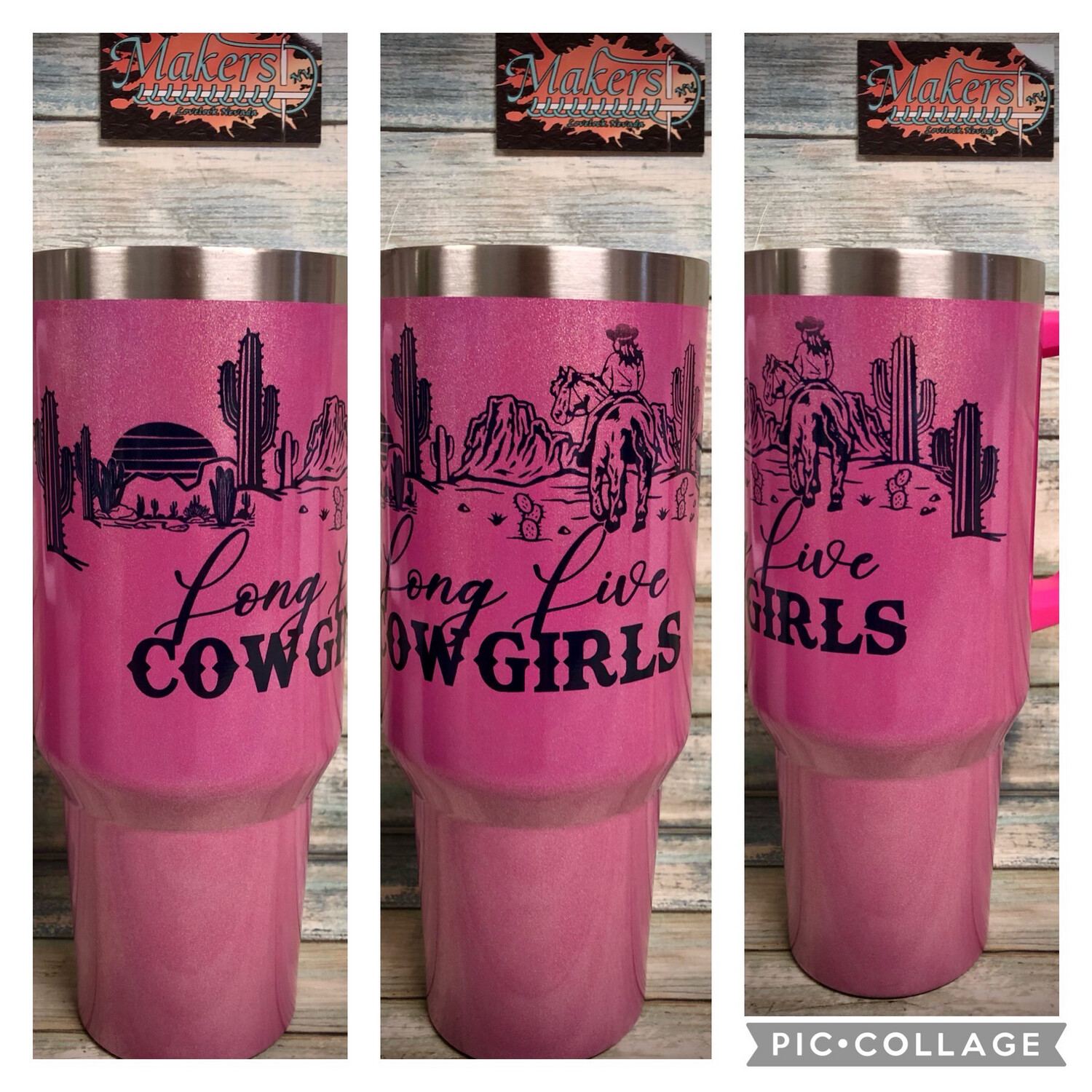 40oz Long Live Cowgirls
