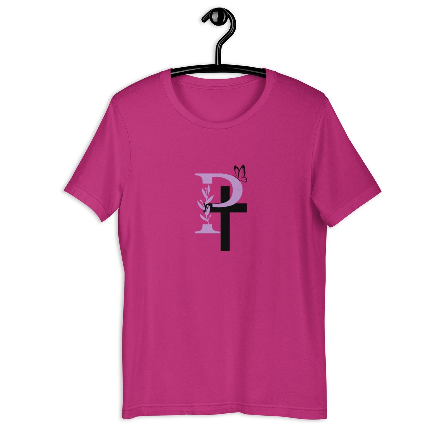 Purse Trippin Logo T-Shirt , Color: Berry, Size: S