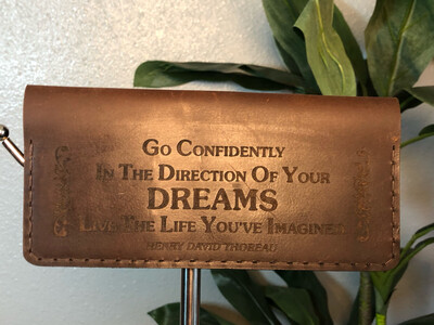 Brown Leather “Dreams” Wallet