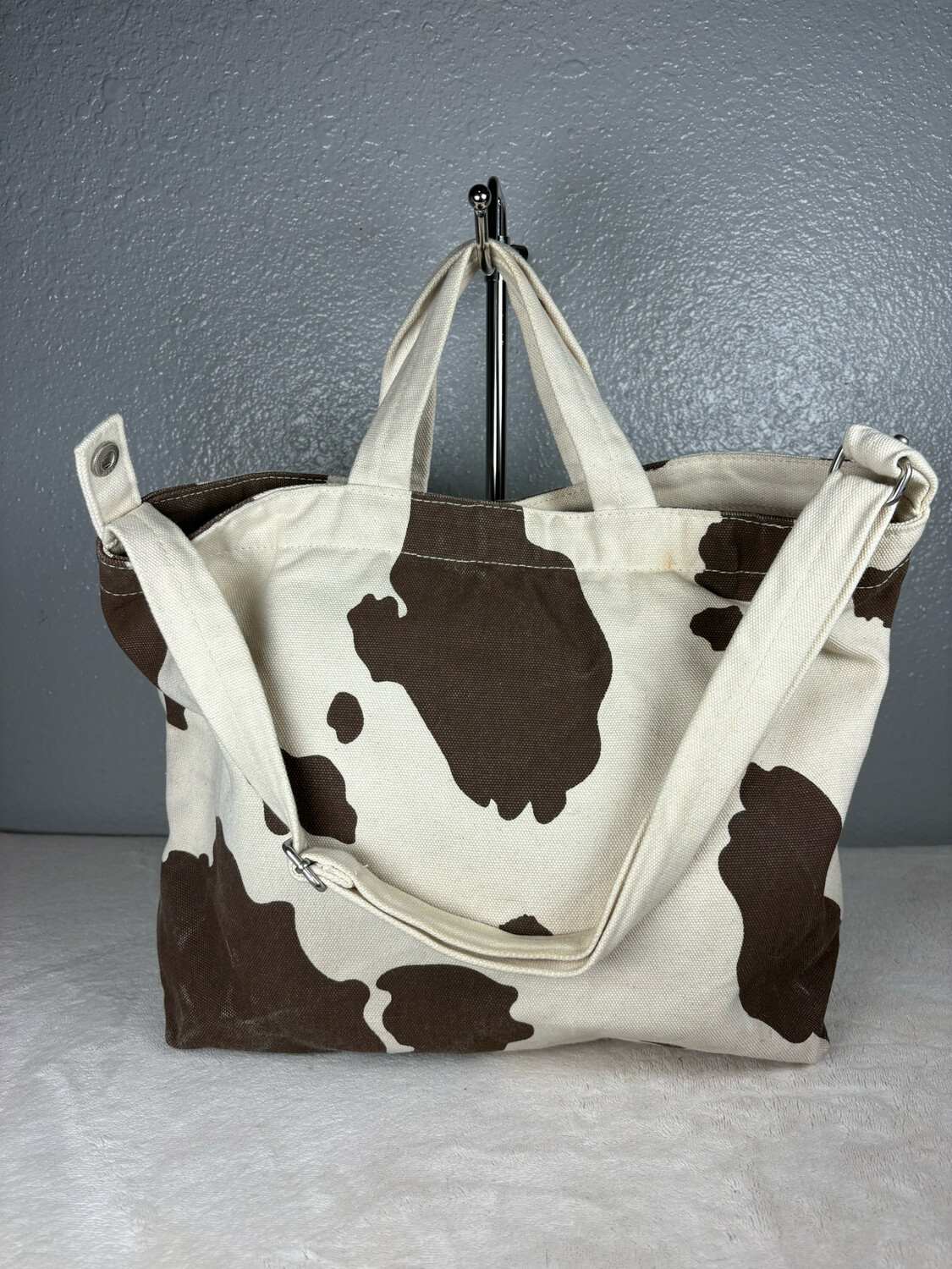 Cow print baggu hot sale