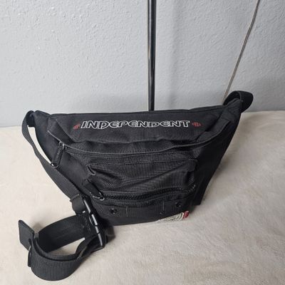 Herschel/Independent collaboration Black Canvas Belt Bag