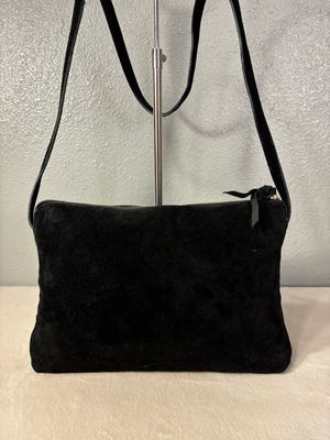 Trafalic Black Suede Crossbody