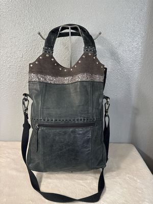The SAK Black Leather Satchel