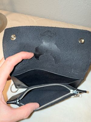 Harley Davidson Vintage Trucker Black Leather Wallet