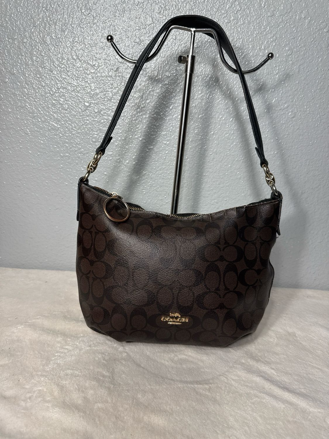 Coach Brown Signature Shoulder Bag