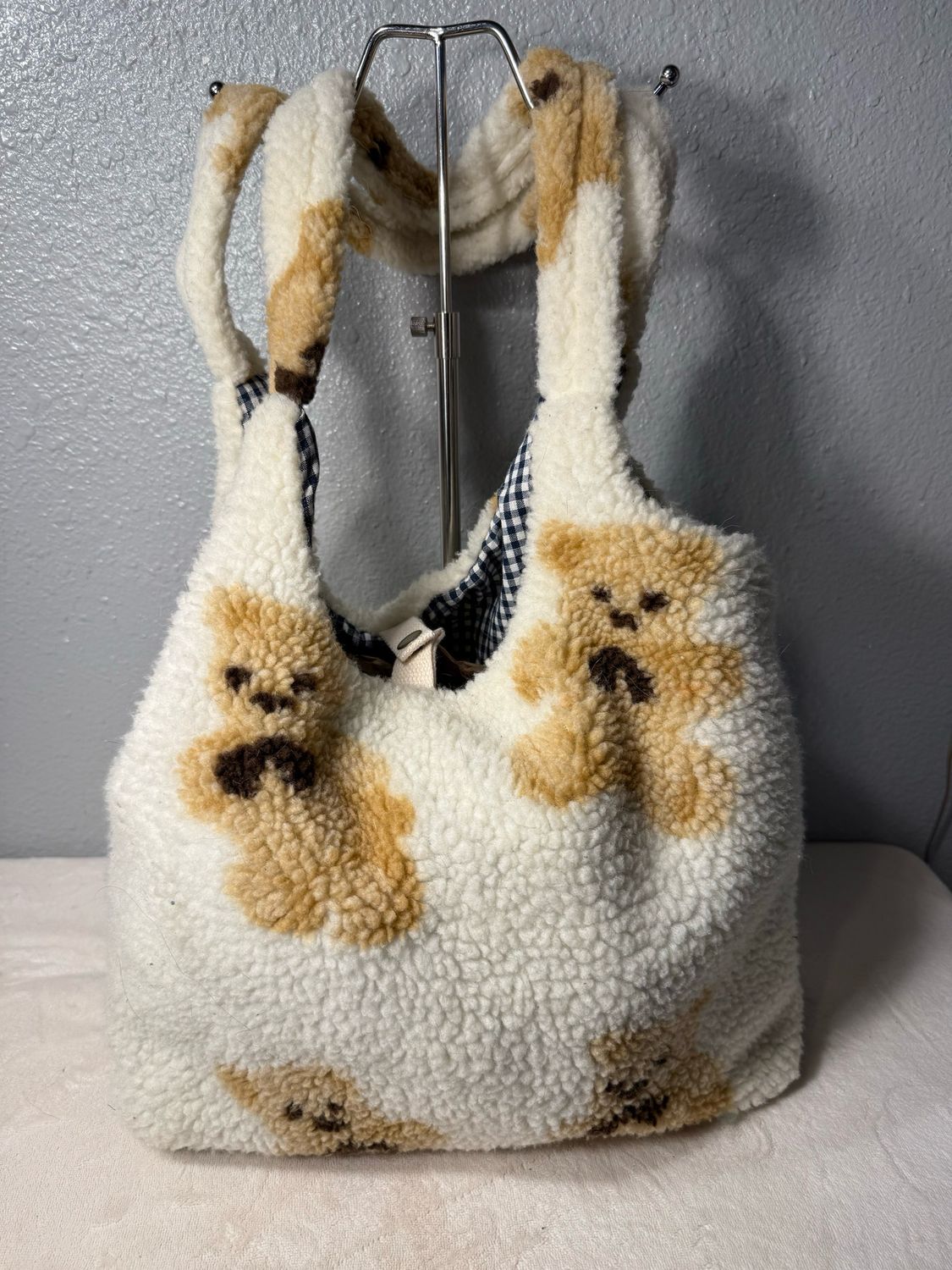 Unbranded Fleece Teddy Bear Tote