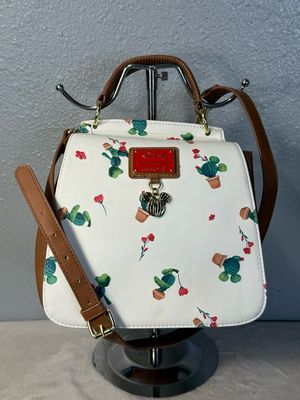 Loungefly Cactus Mickey Mouse Crossbody Backpack