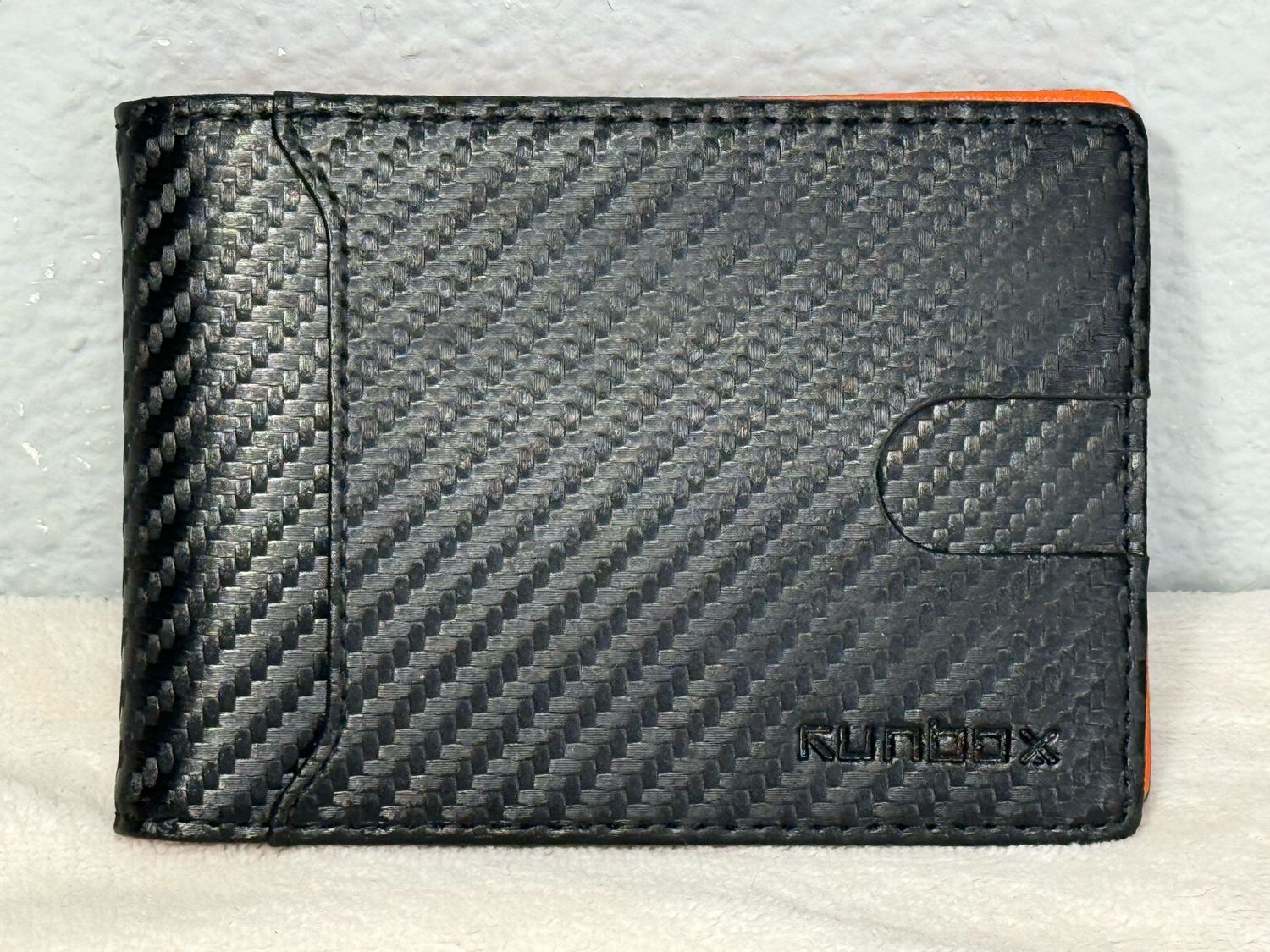 Runoox Black Leather Wallet NWOT