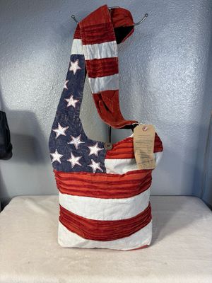 Greater Goods American Flag 🇺🇸 Cotton Crossbody NWT