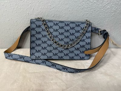Michael Kors Blue Signature Belt Bag