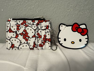 San Rio Hello Kitty Key Card Coin Wallet NWT