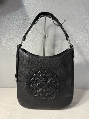 Brighton Special Edition Ferrara Black Leather Shoulder Bag NWOT