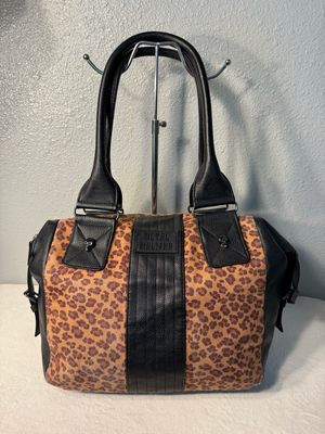 Metal Mulisha Vintage Vegan Leather Cheetah Bag