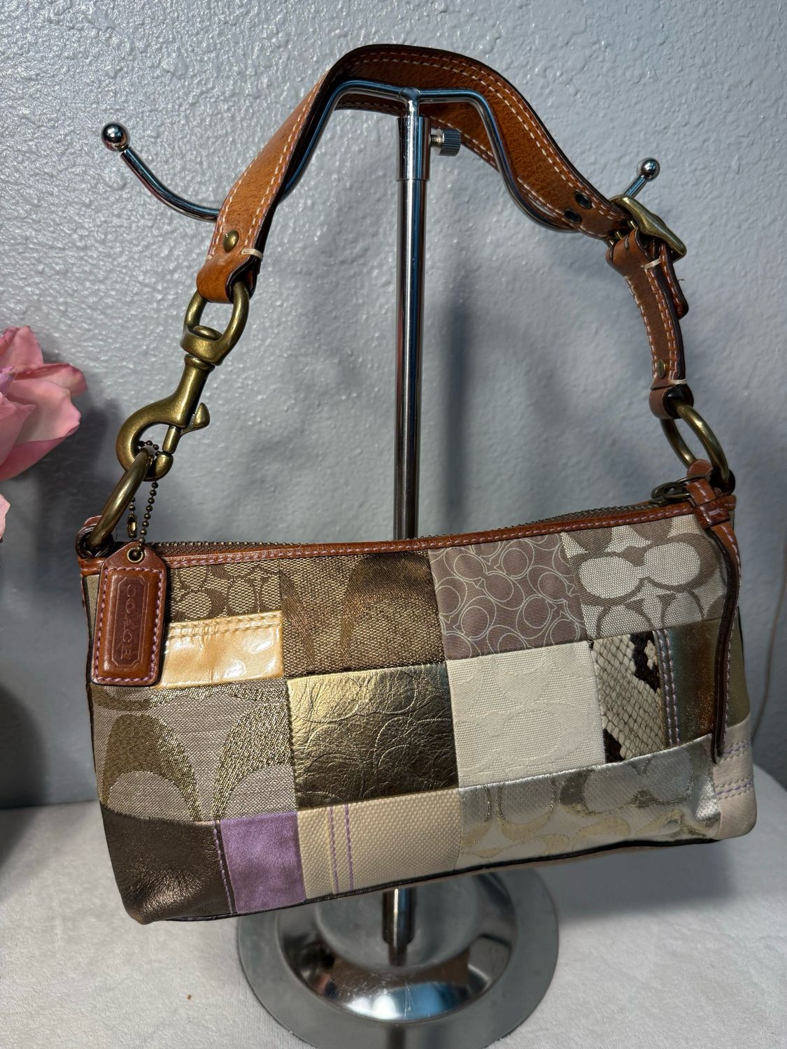 Coach Vintage Patchwork Leather Shoulder Bag LIKE NEW!