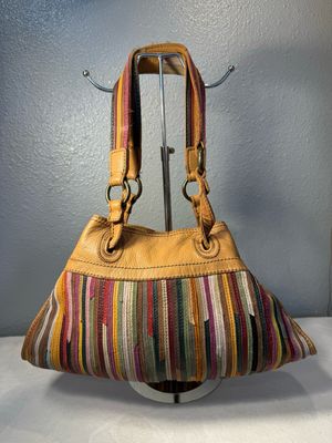 Lucky Brand Vintage Multicolor Leather Shoulder Bag