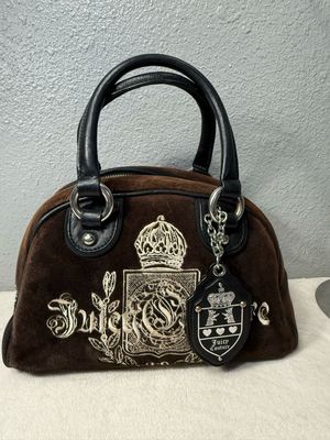 Juicy Couture Vintage Brown Velour Handbag