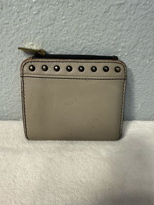 Fossil, Top, Studded, Leather, Compact Wallet