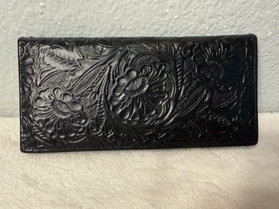 Unbranded Black Embossed Leather Wallet