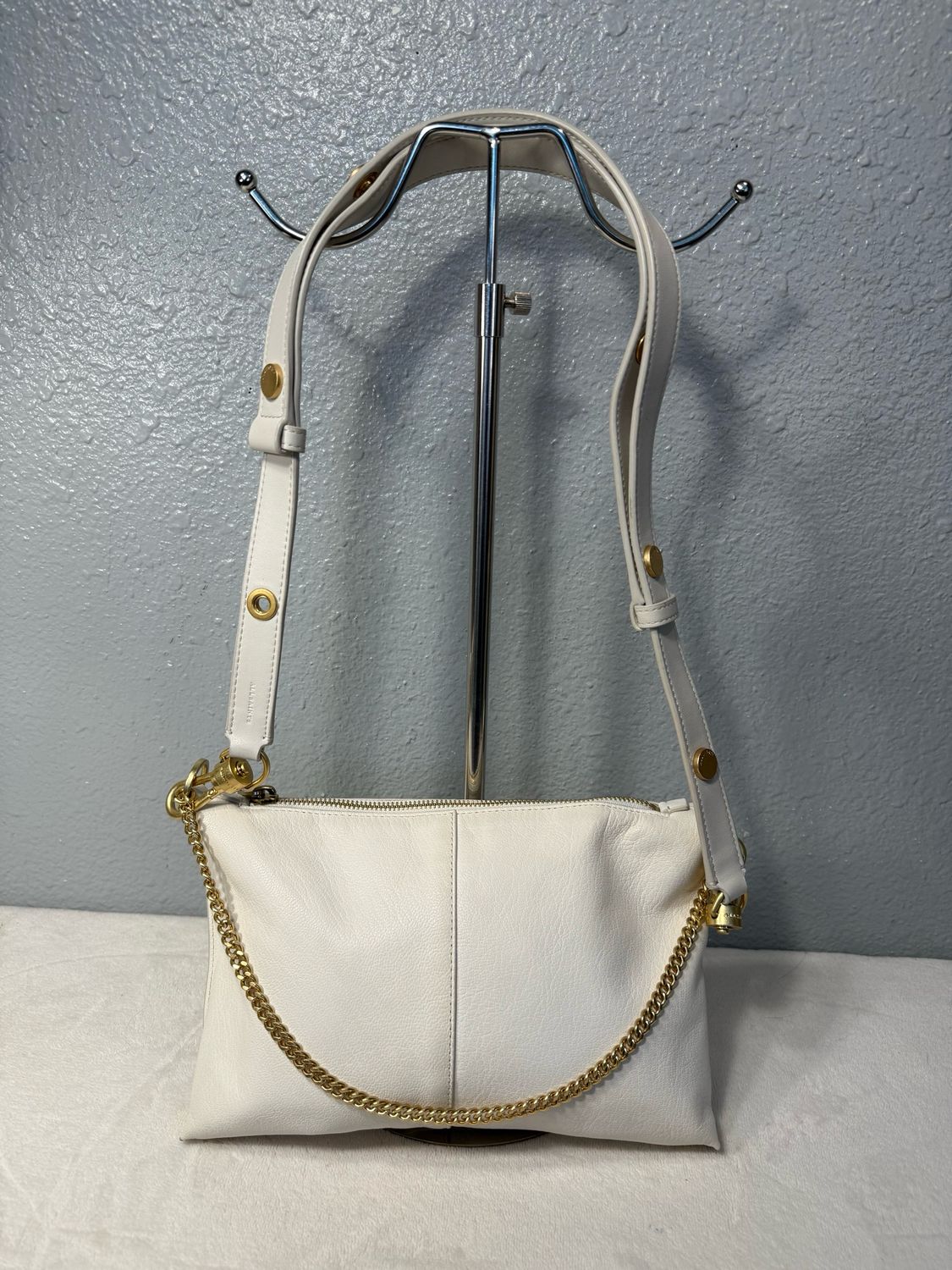 All Saints Eve Vanilla Leather Crossbody NWOT! Compare To $289!