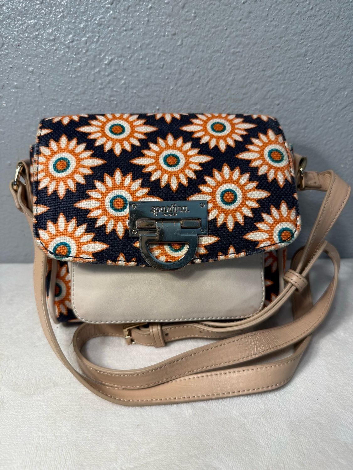 Spartina Canvas And Leather Crossbody