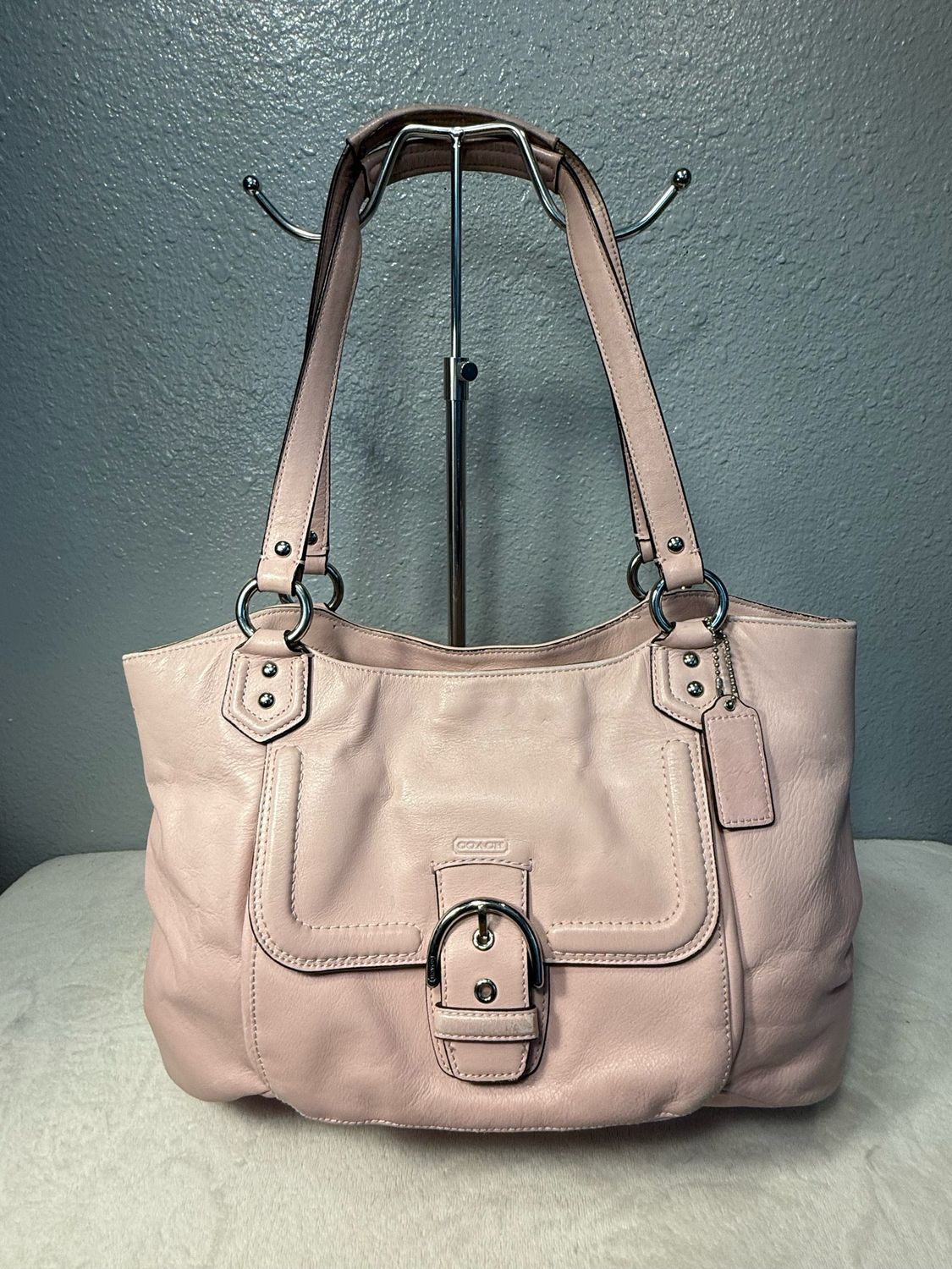 Coach Vintage Baby Pink Campbell Shoulder Bag