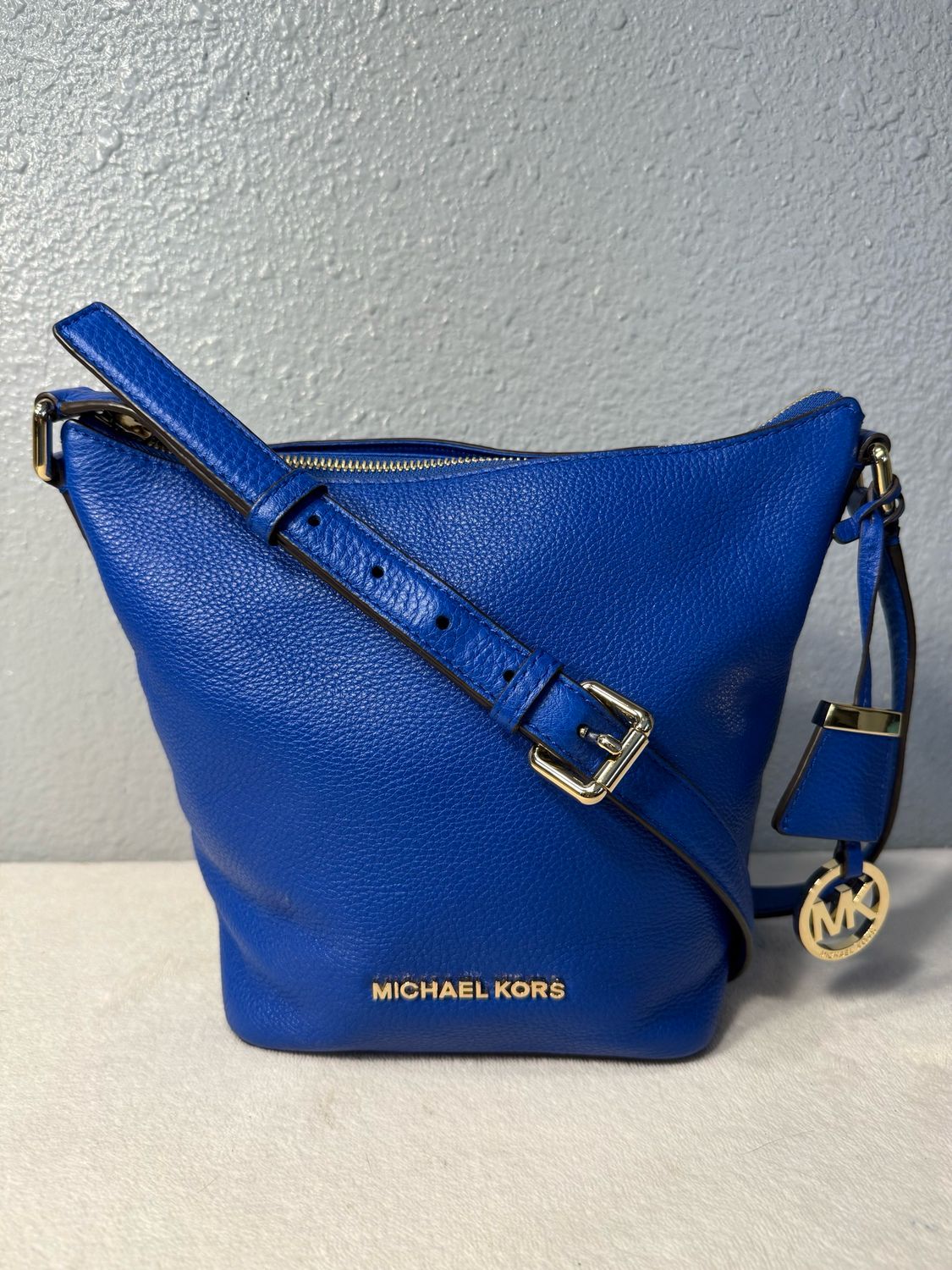 Michael Kors, Cobalt Blue Leather Crossbody Nwot!