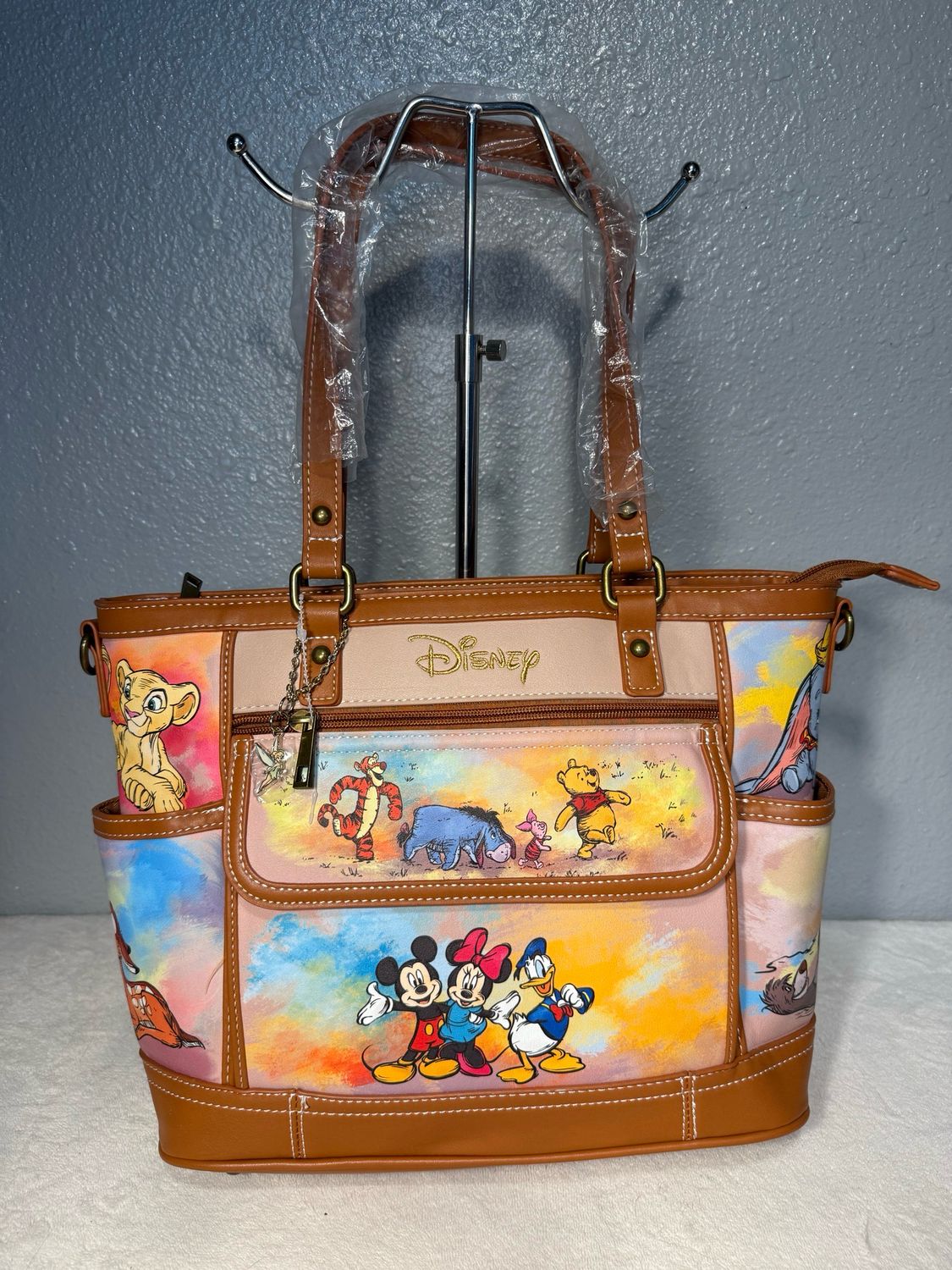 The Bradford Exchange, Vegan Disney Character Tote $148! NWOT!