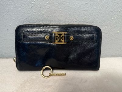 Tory Burch, Black Leather Wallet