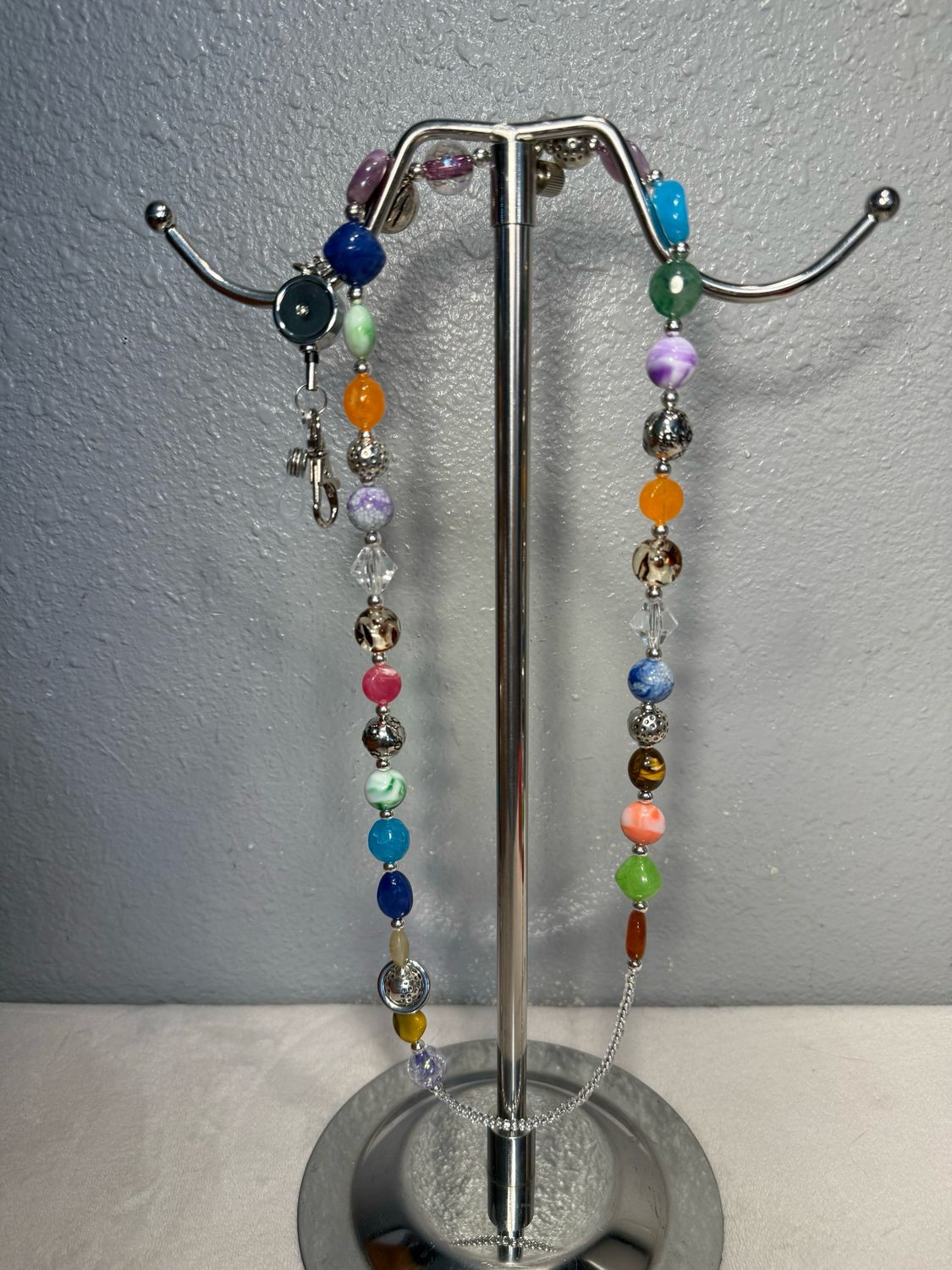 Beaded Key - Badge Lanyard NWOT