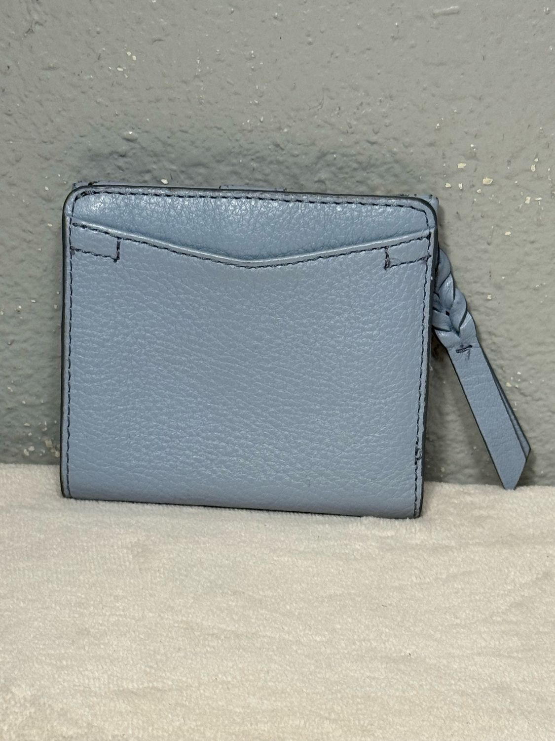 Fossil, Baby Blue Leather, Compact, Wallet, Like New!
