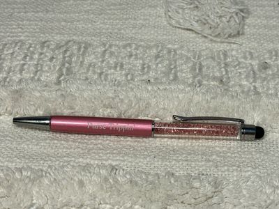 PURSE TRIPPIN Pink Crystals Stylist Pen