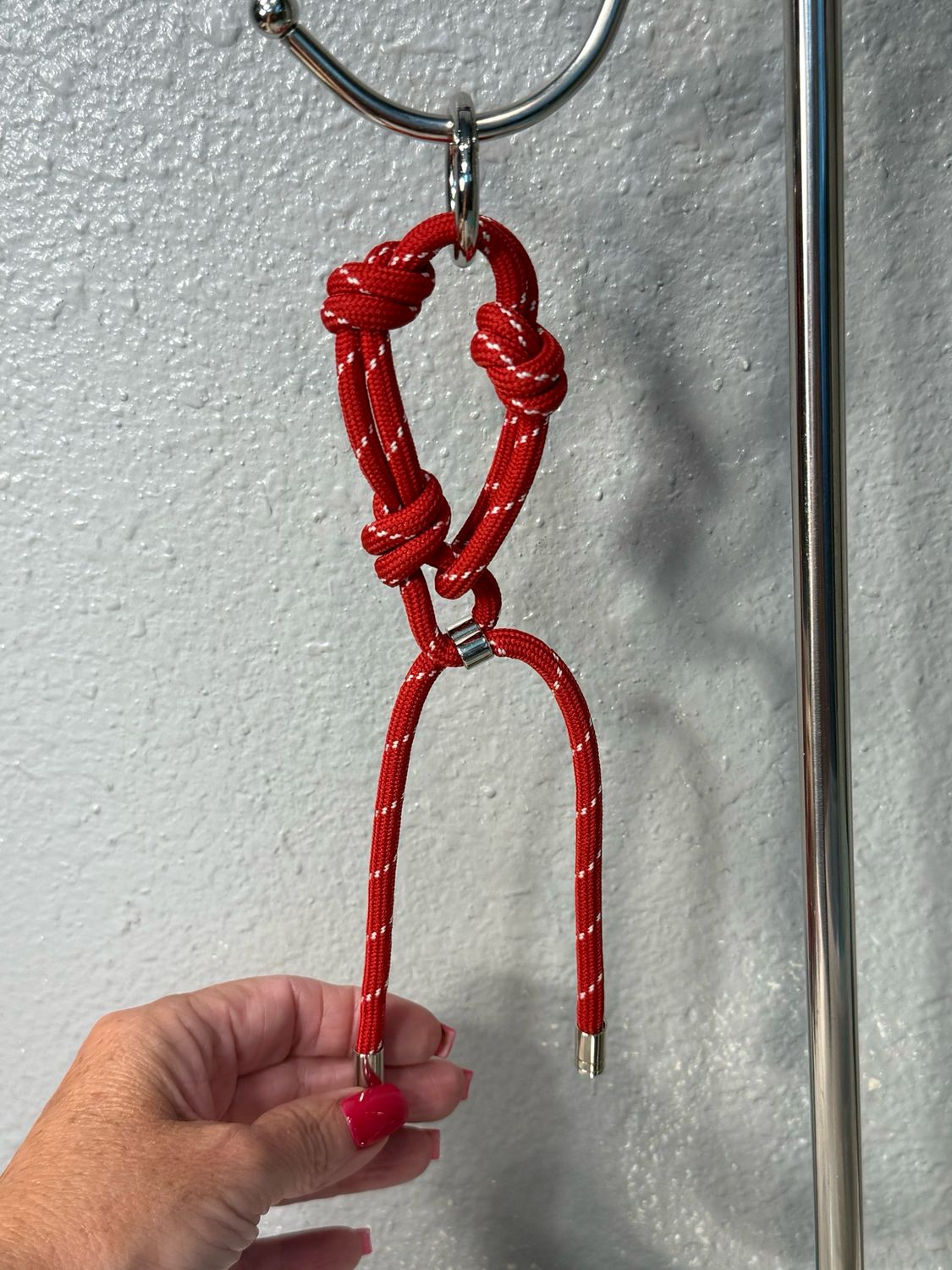 Red Cord, Purse, Charm