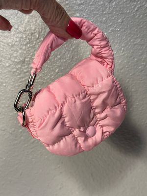 Unbranded, Pink Puffer, Nylon Key Charm Pouch  WOT!