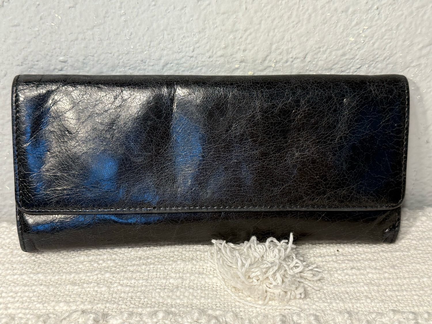 Hobo Black Leather Wallet