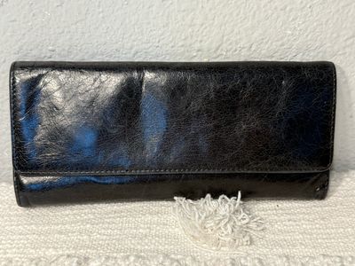 Hobo Black Leather Wallet