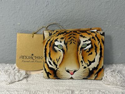 Anushka Tiger, Leather, Compact Wallet NWT!
