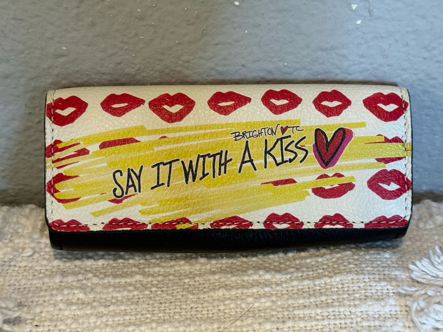 Brighton, Leather Lipstick Mirror Case  NWOT!