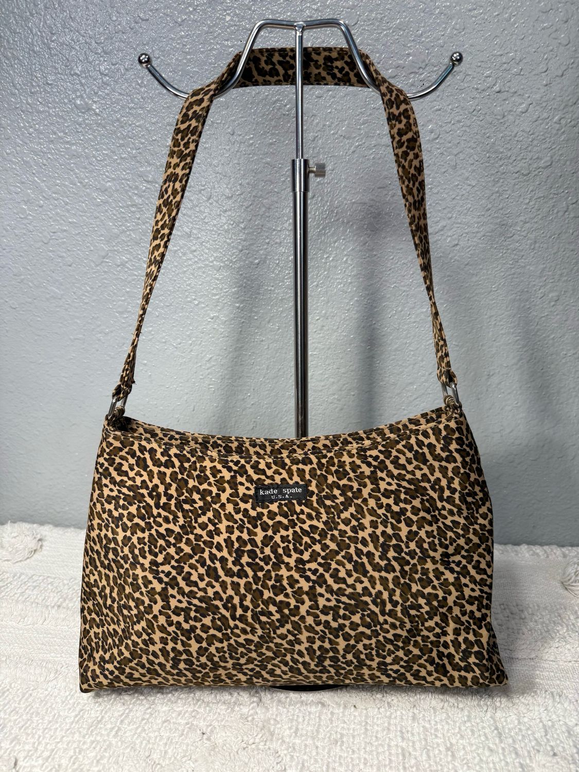 Kate Spade Vintage Nylon Cheetah Shoulder Bag LIKE NEW!