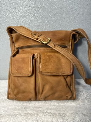 Fossil, Vintage Brown Leather Crossbody