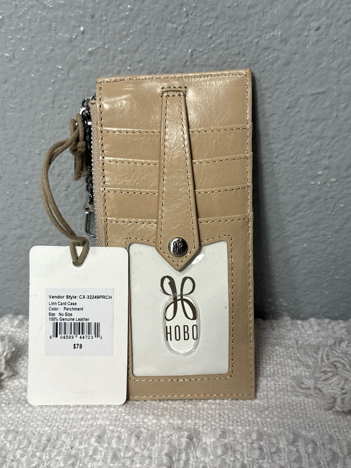 Hobo Tan, Leather Key Card, Cash Wallet NWT! Retail $78!